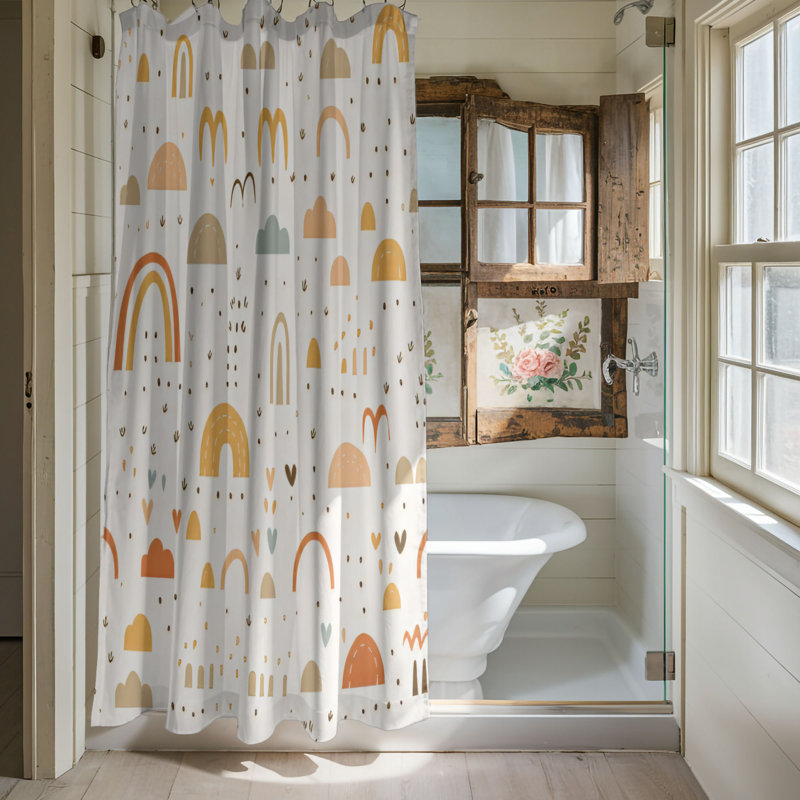Magical Haven - Rideau de douche Premium, H 74 po x l 71 po