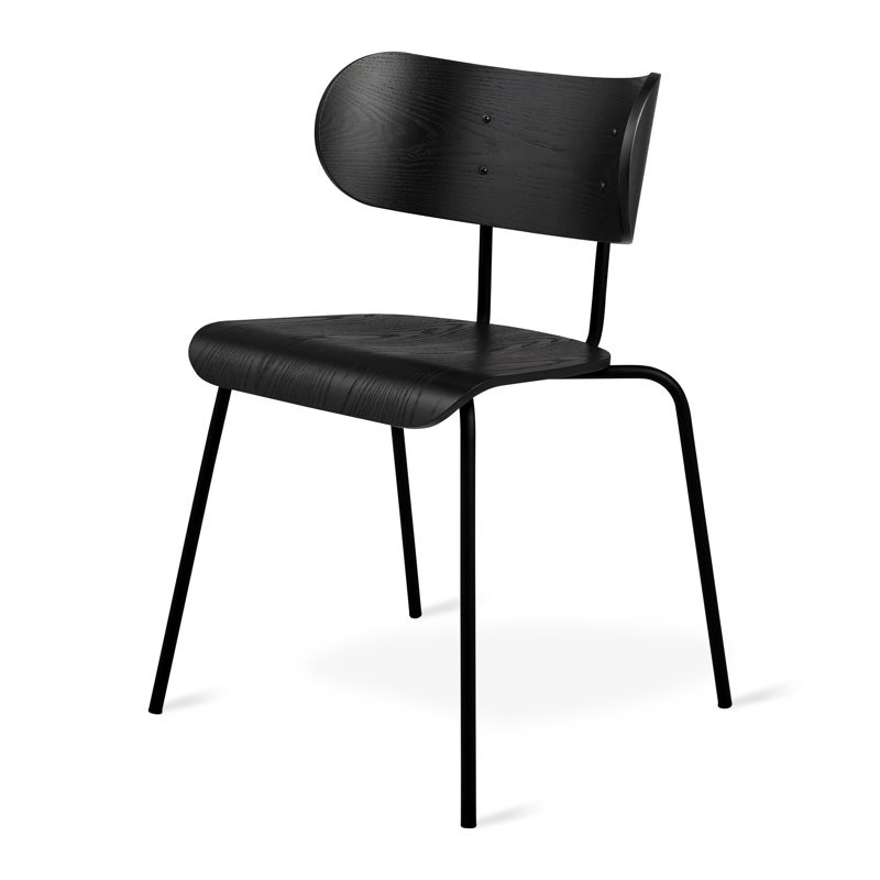 Bantam Dining Chair, Black Ash/Black