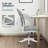 Ergonomic Office Chair, Rolling Mesh Desk Chair with Adjustable Height, Lumbar Support, Flip-up Arms-503337663