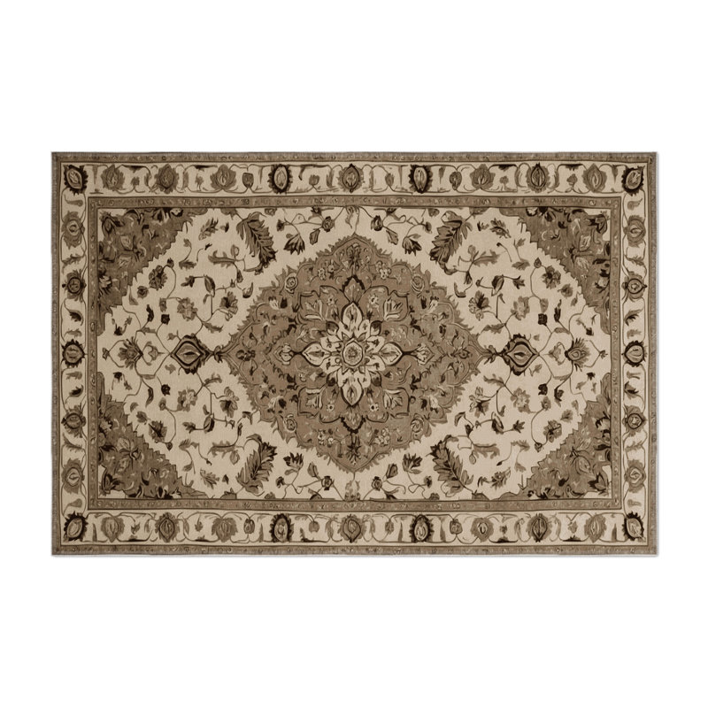Tapis d'intérieur et d'extérieur Tabriz, Rectangle 5 pi x 7 pi