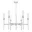 Lustre 6 lumières Esme Nickel brossé-123223103