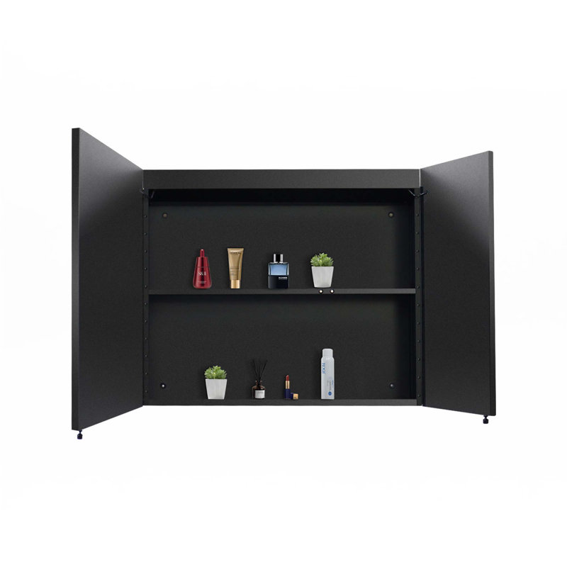 Armoire à pharmacie à miroir 30 po x 26 po à DEL, désembueur, antibuée et à intensité variable