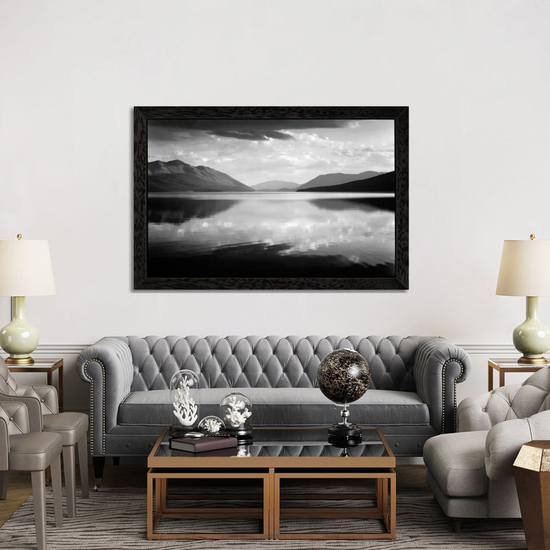 Ansel Adams - Print on Canvas, 101.6 cm H x 66.04 cm W, Black Framed