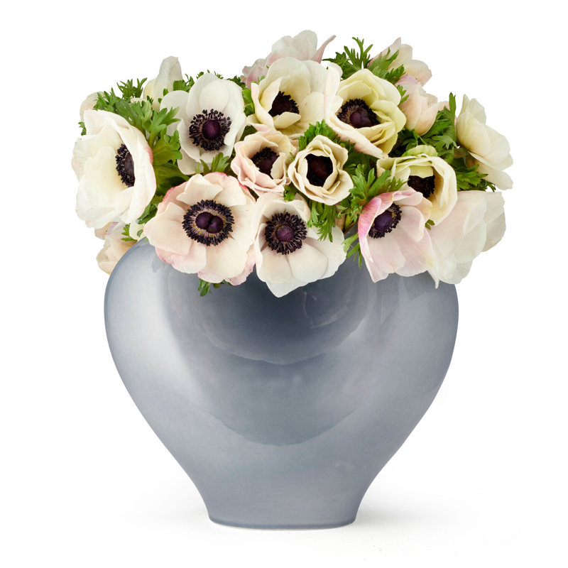 Paola Handmade Ceramic Table Vase, 8.6" H x 9.5" W x 5" D