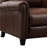 33.5" Wide Traditional Breathable Top Grain Genuine Leather Pushback Recliner-2061333816