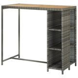 Sabato Rattan Bar Table