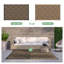 Tapis d'extérieur imperméable réversible noir / brun Shimeek-92611642-132693123