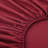 4 Piece Cotton Blend Printed Comforter Set Wine Red Queen
