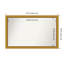 Townhouse Gold Non-Beveled Bathroom Wall Mirror-1016737333