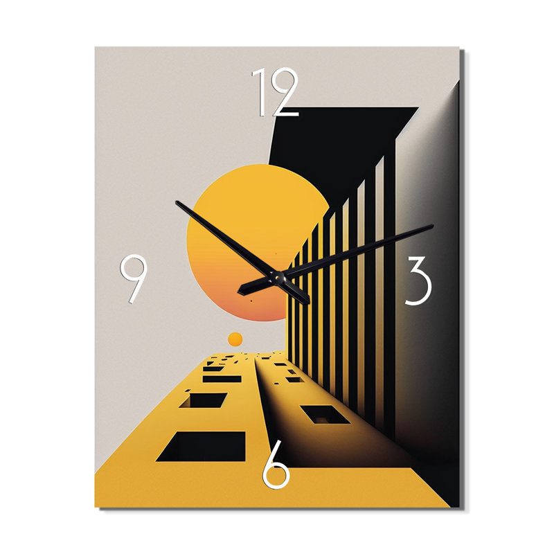 Reality Of Essential Shapes VII - Horloge murale minimaliste moderne, Petit