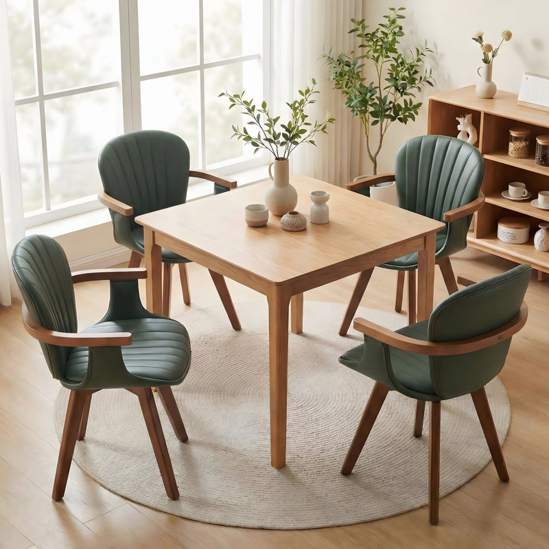 Kretzmer Upholstered Dining Chair, Green