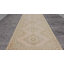 Tapis de couloir beige en laine noué à la main de conception unique années 1960 4 pi 10 po x 12 pi 7 po Gallery