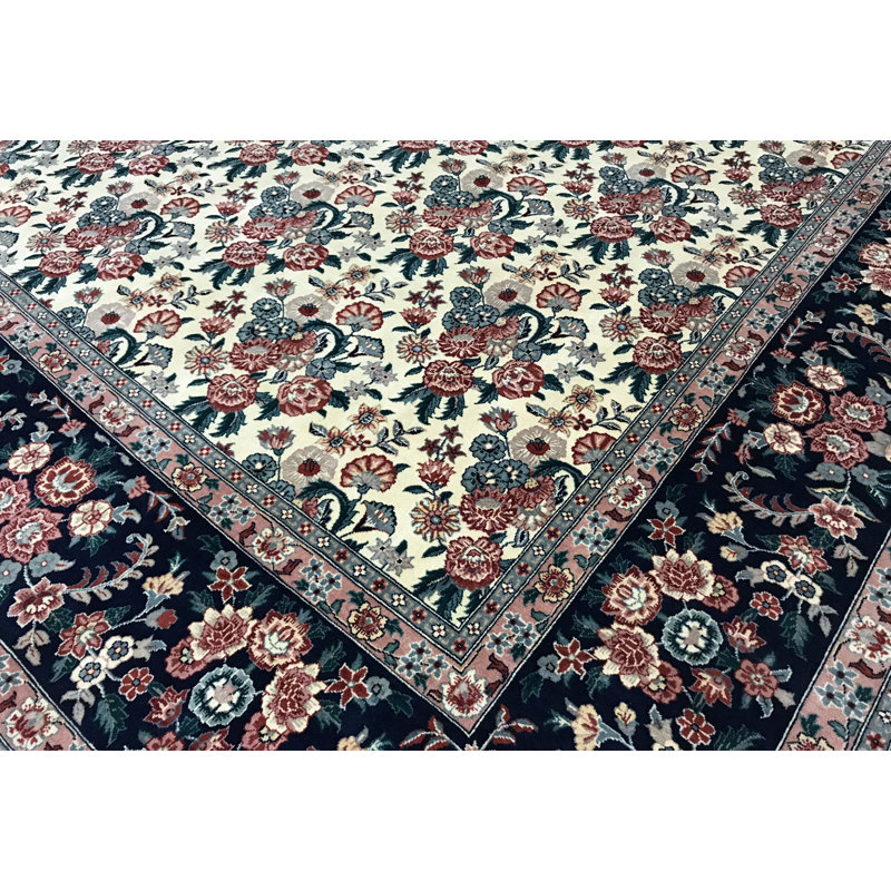 Tapis rouge noué à la main de haute qualité