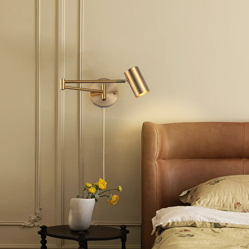 Viviani Iron Plug-in Armed Sconce
