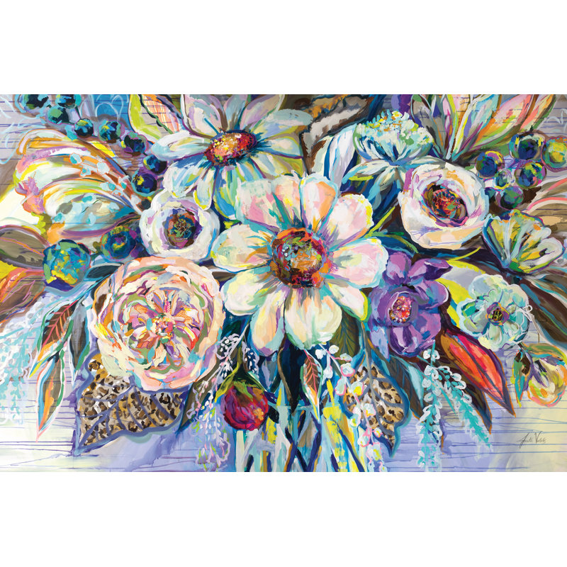 Unity Crop by Jeanette Vertentes - Painting, 30 cm H x 46 cm W, Wrapped Canvas