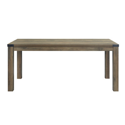 Suai Rectangular Dining Table in Rustic Oak