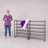 Abbi 48-60 Pair Stackable Shoe Rack,  with Adjustable Flat or Angled Shelves-80470054