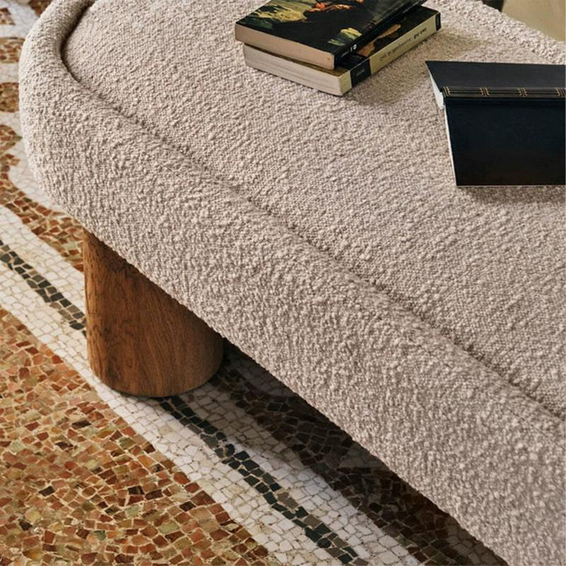 Banc en velours de style moderne pour la chambre à coucher et le vestibule, H 16,93 po x l 55,12 po x P 17,72 po