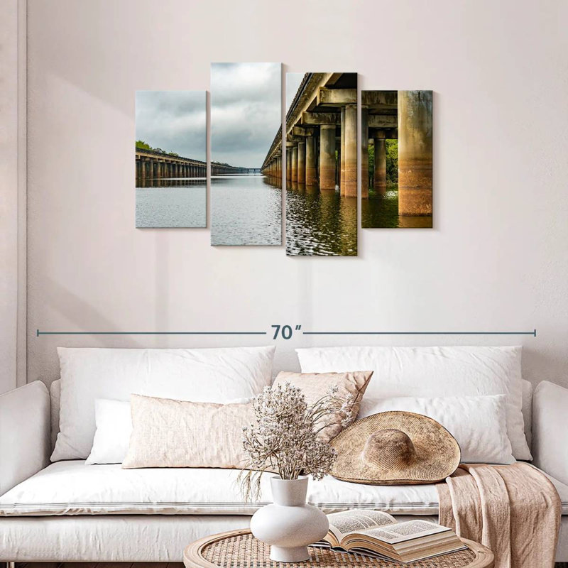 Pont Alvord Atchafalaya Basin, H 27 po x l 43 po