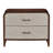 Houston 2-Drawer 34" Wide Nightstand - Walnut