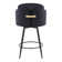 Archaimbaud Swivel Upholstered Counter Stool with Metal Frame