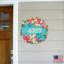 Support mural couronne florale-52100758