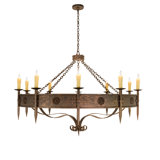Rustic Lodge 10 - Light Chandelier