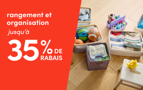 rangement et organisation en solde