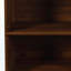 Armoire de cuisine avec étagère de rangement à plusieurs niveaux, 2 tiroirs et porte vitrée