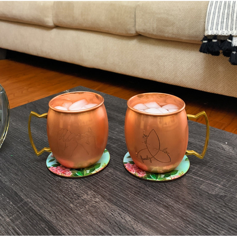 Stukes 16oz. Copper Moscow Mule Mug Set