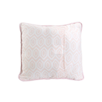 Ruffled Cotton Throw Pillow