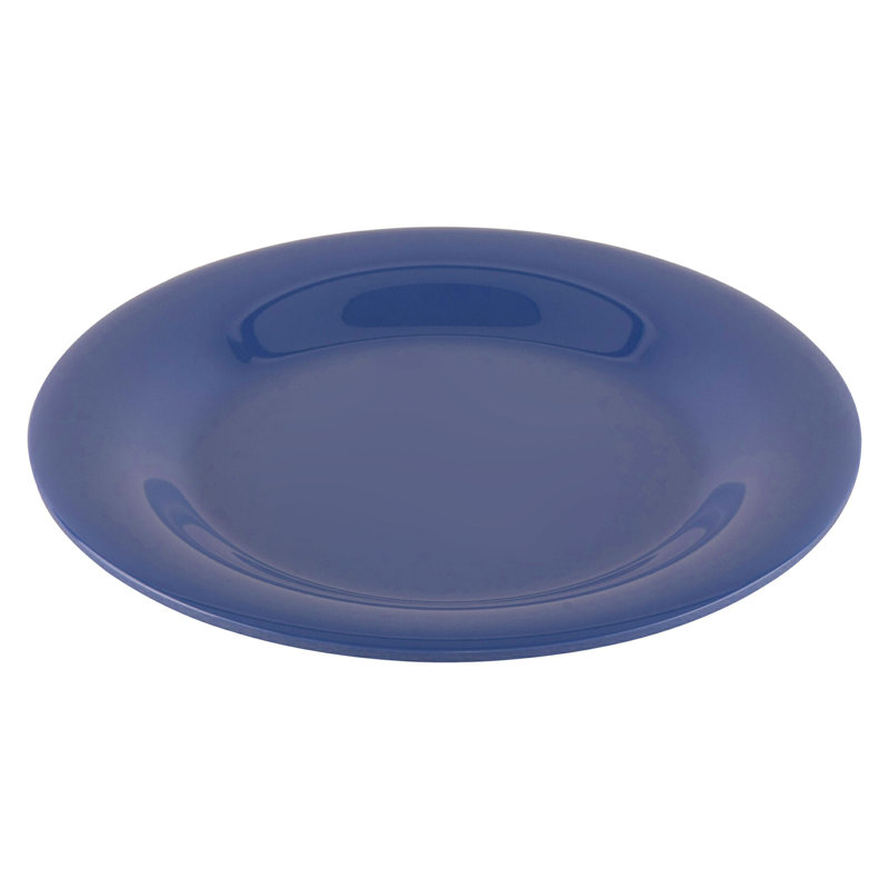  Assiette de présentation en mélamine 6,5 po, 12 pièces, Bleu