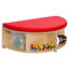 Banc en demi-lune avec plateaux Read-A-Round