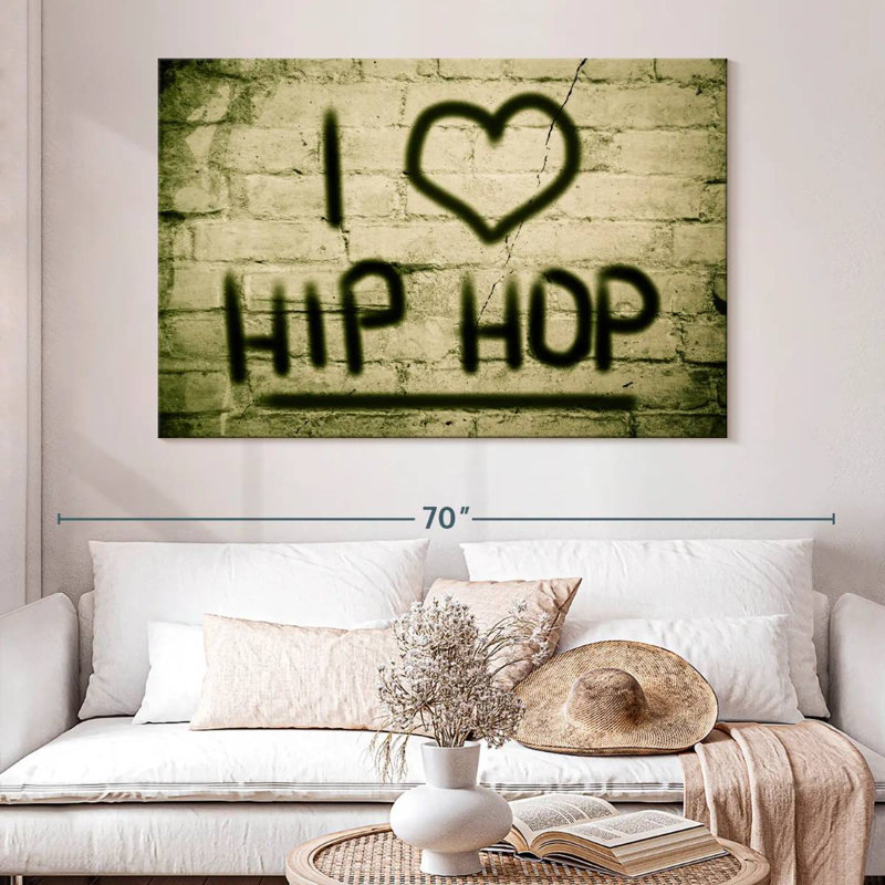 Tergel I Love Hip Hop, H 34 po x l 51 po