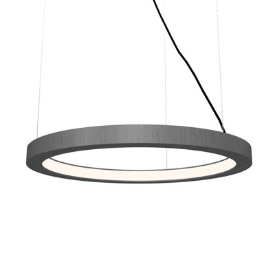 Wood Dimmable LED Drum Chandelier