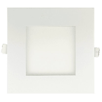 Goodlite 5'' LED Fire Rated & Certified Square Ultra Slim Downlight - Selectable Color, Dimmable 1200 Lumens