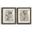 Papier, cadre noyer