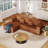 108.3" Sectional Foam Couch-266720588