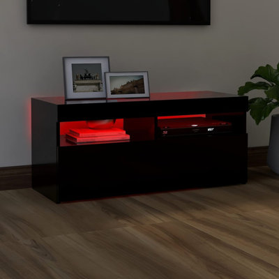 VidaXL TV Stand TV Console Sideboard TV Unit Home Media Unit with LED Lights