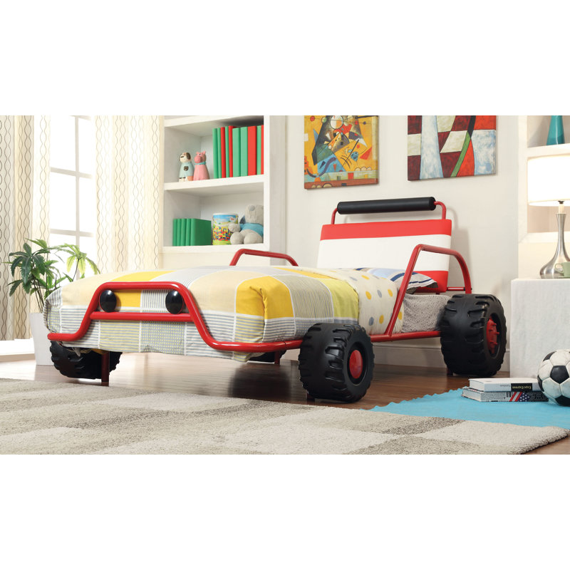 Lit voiture simple Jaymes, Rouge
