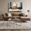 Faune gérenuque sur toile, art mural gris-939451111