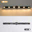 Alannah 6 - Light LED Dimmble Black Flush Mounted Sconce