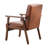 Judeth 3-Piece 25.2'' Two Armchair with Side Table Solid Wood Frame-92576765