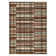 Modern Machine Washable Plaid Floor Cover with Non-Slip Backing, Stain-Resistant Low Pile Indoor Mat, Farmhouse Accent Carpet