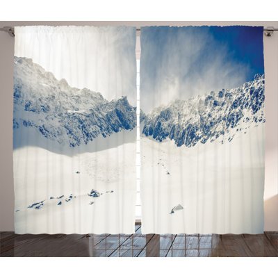 Semi Sheer Curtain Pair