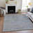 Machine Washable Indoor/Outdoor Oden ACN2148 Striped Rug-610742694