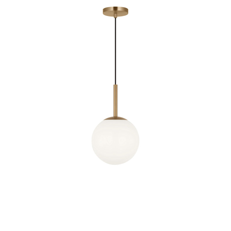 Luminaire suspendu Nube, Laiton satiné, Non