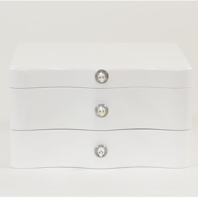 Wood Jewelery Box + Drawers