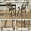 Tabourets de bar pivotants à 360 ° Bisto avec structure en bois massif -1271668887-1251283859
