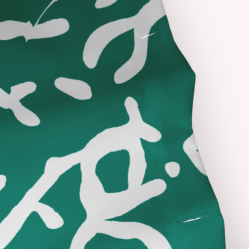 Rideau de douche Seaweed, Vert trèfle